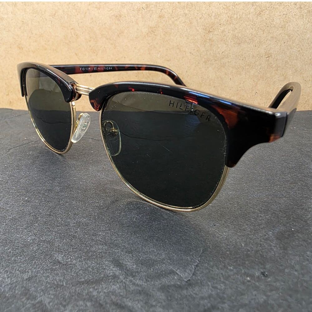 Tommy Hilfiger Bryan MP Browline Sunglasses Tortoise Gold